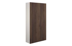 Eden 600mm Slim 2 Door Storage Unit - Warm Walnut (Grey Cab)